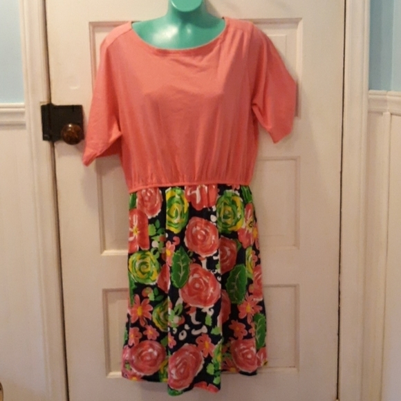Simply Southern Dress Garden Strawberry 2XL new - Picture 1 of 3